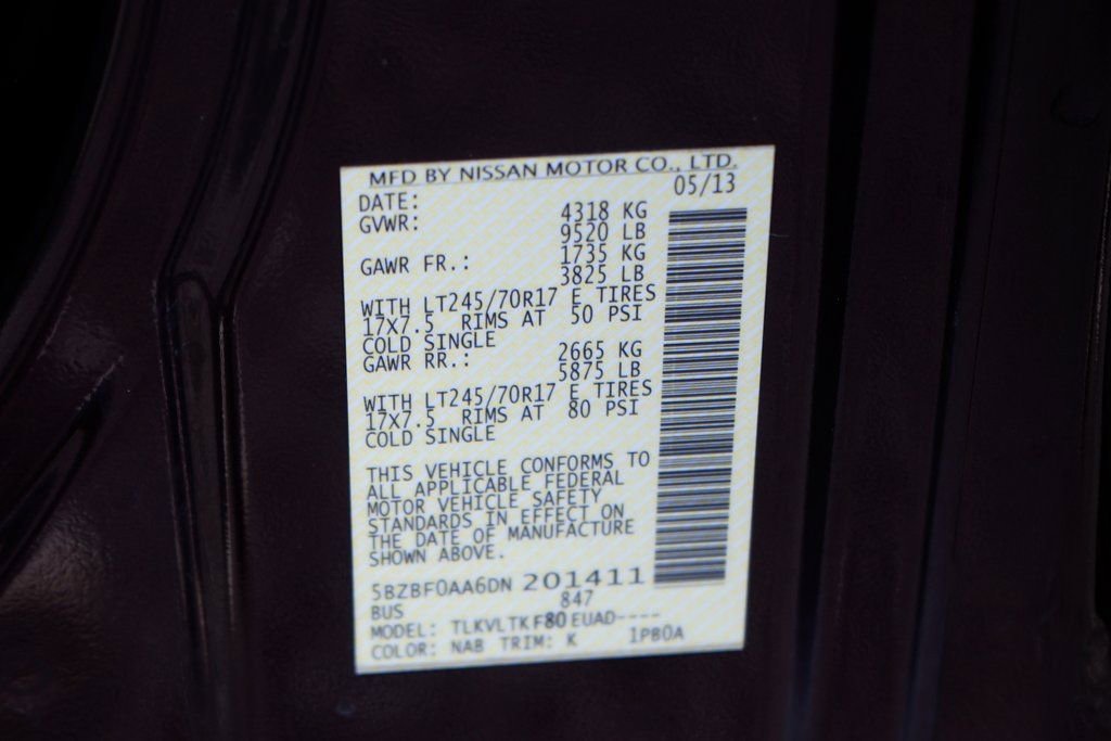 Used 2013 Nissan NV 3500 SV image 45