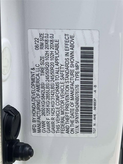 Used 2022 Honda Pilot Special Edition image 21