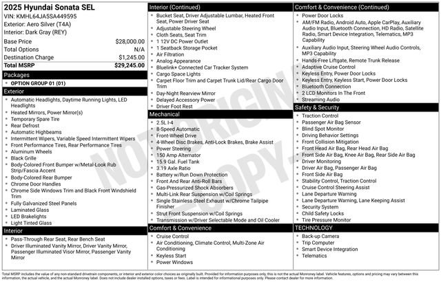 Used 2025 Hyundai Sonata SEL FWD image 5