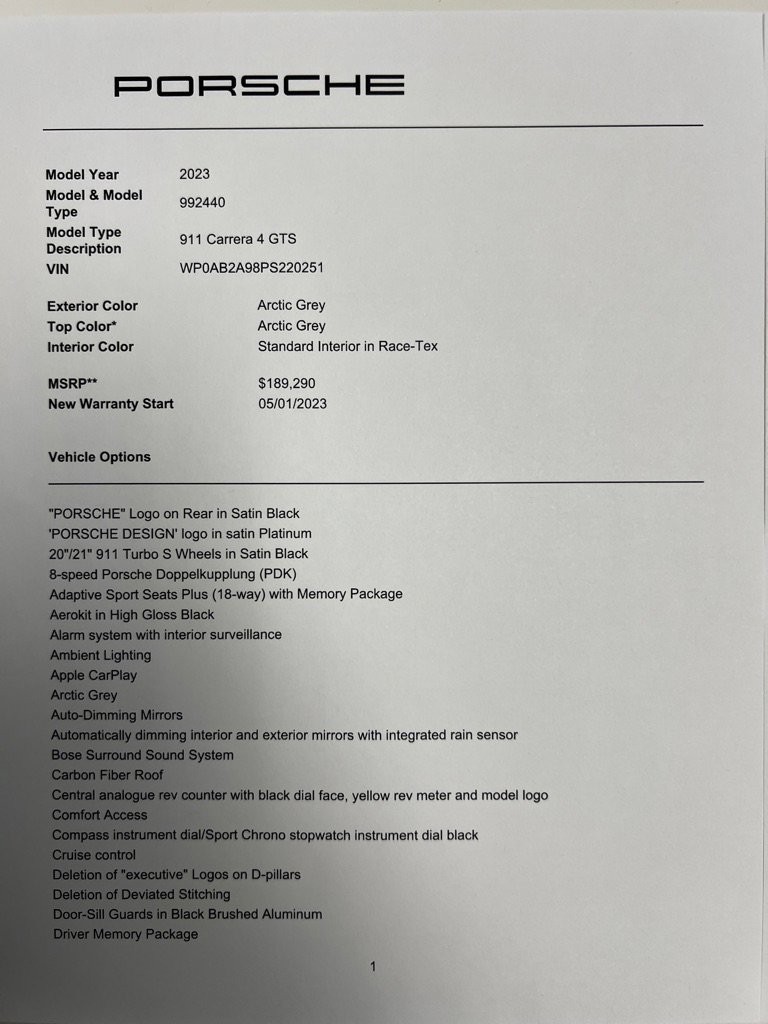 Used 2023 Porsche 911 Carrera 4 GTS w/ Premium Package image 28