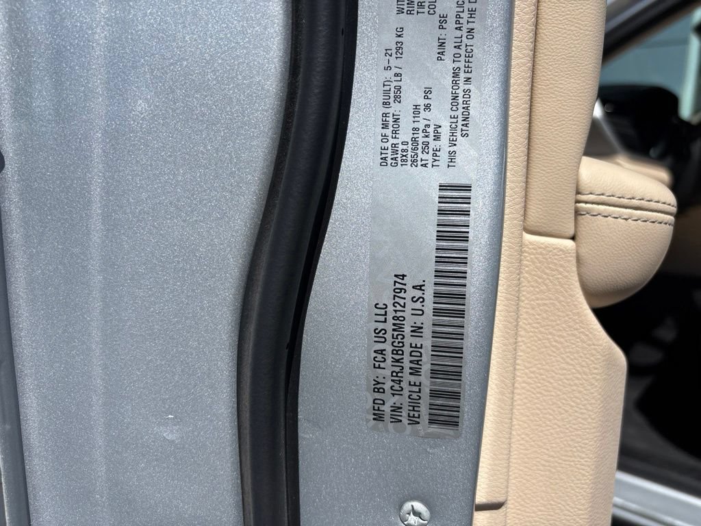 Used 2021 Jeep Grand Cherokee L Limited AWD/4WD image 21