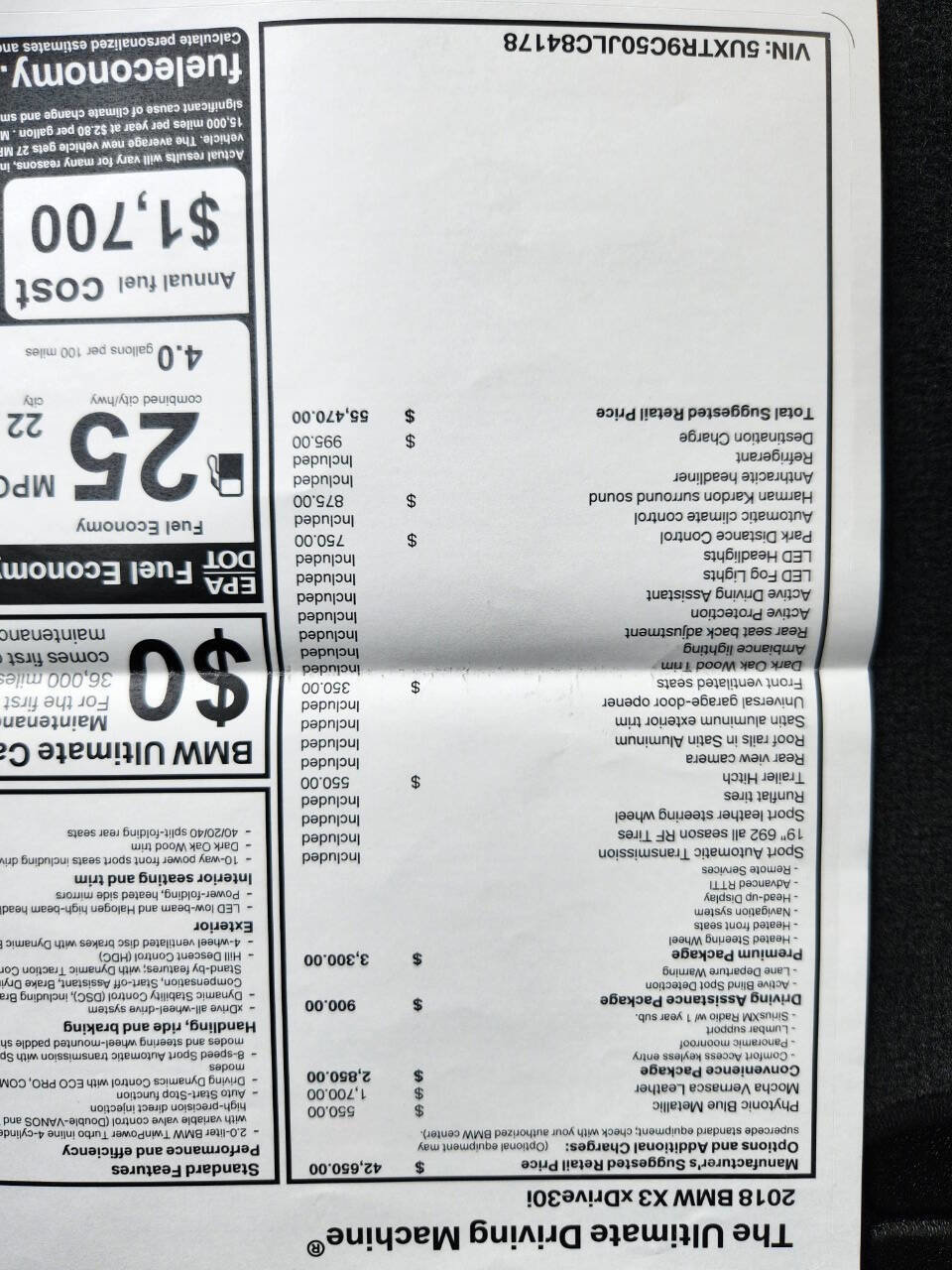 Used 2018 BMW X3 xDrive30i image 12