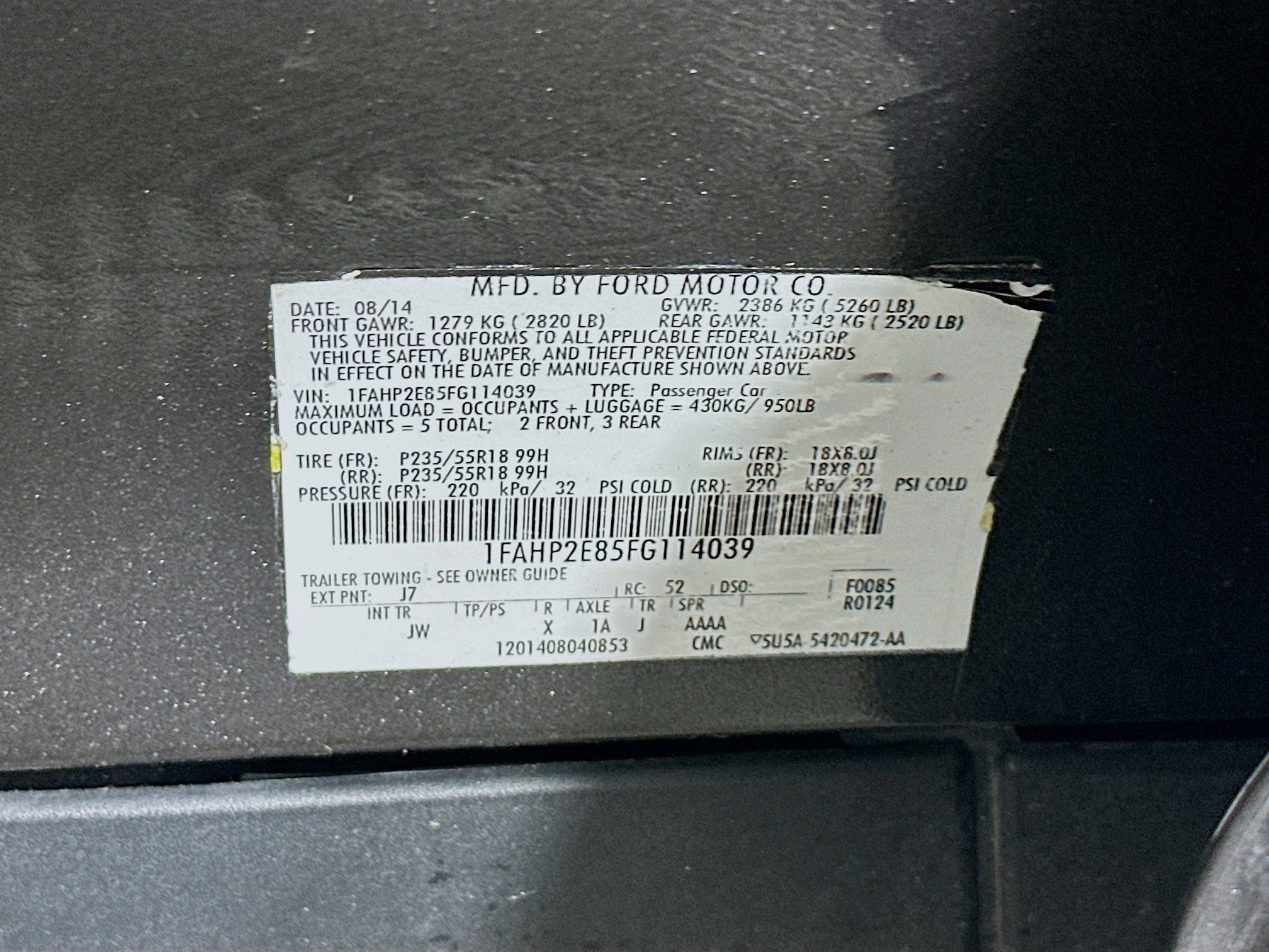 Used 2015 Ford Taurus SEL w/ Equipment Group 201A FWD image 12