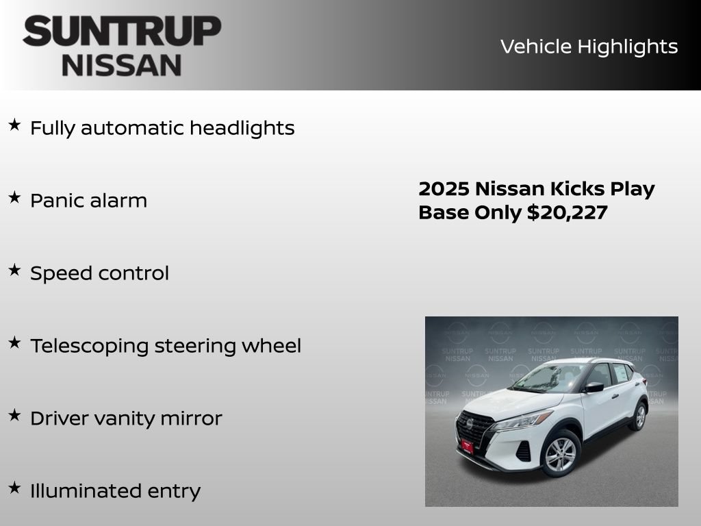 Certified 2025 Nissan Kicks Play S FWD image 38