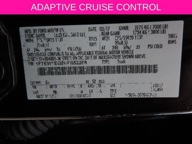 Used 2017 Ford F150 Platinum w/ Equipment Group 701A Luxury image 18