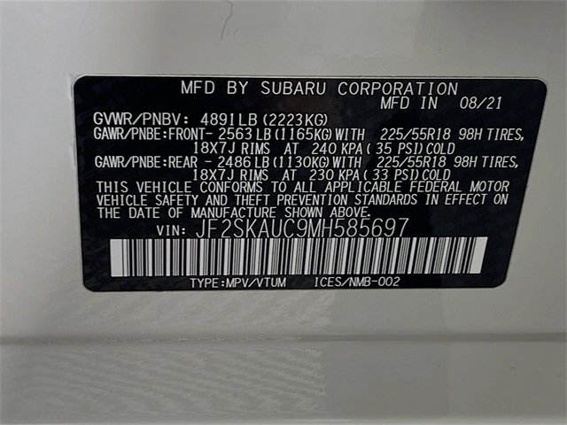 Used 2021 Subaru Forester Limited w/ Popular Package #3 image 34