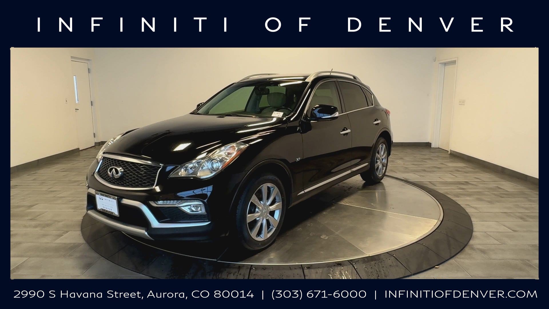 Used 2017 INFINITI QX50 AWD w/ Premium Plus Package