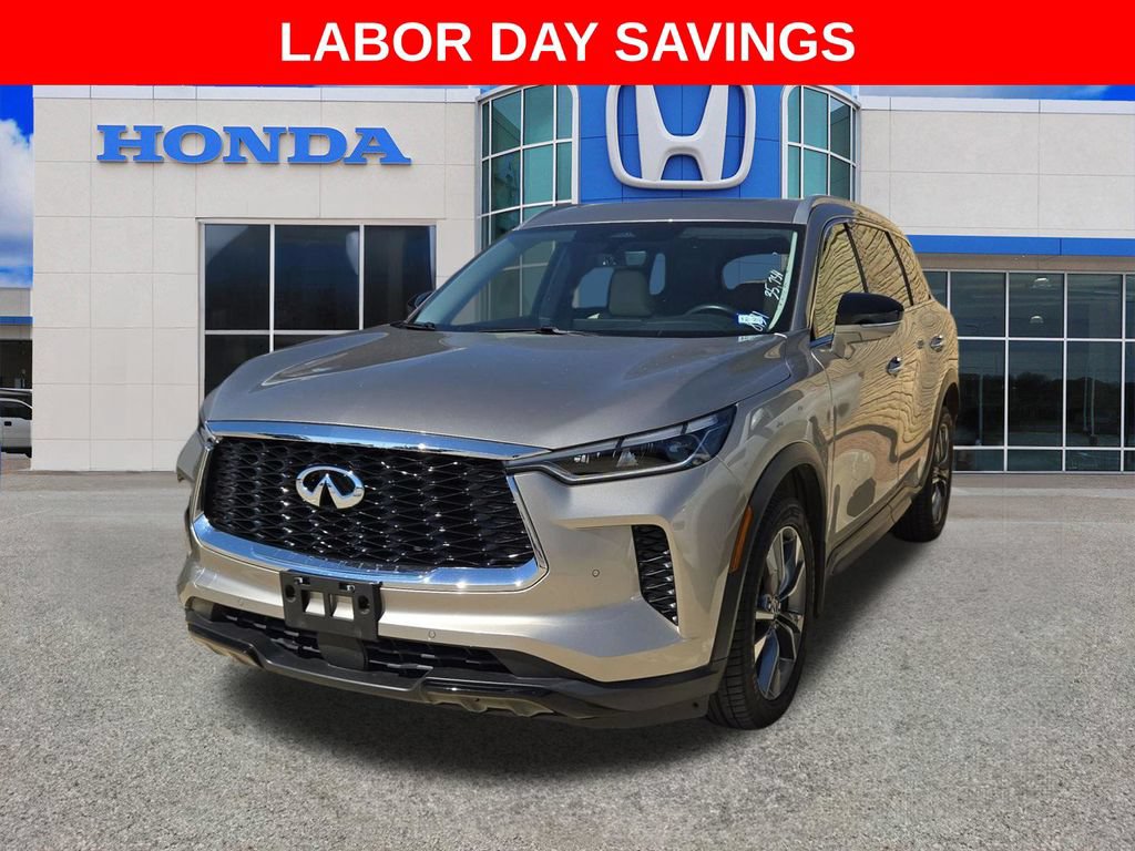 Used 2023 INFINITI QX60 Luxe w/ Cargo Package AWD/4WD video 2