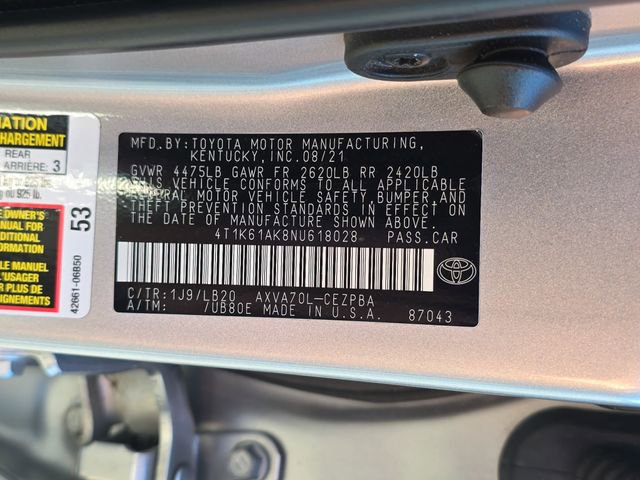 Certified 2022 Toyota Camry XSE image 35