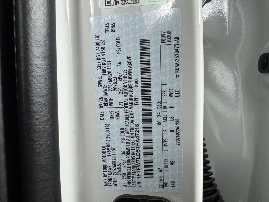 New 2026 Ford F150 Platinum w/ Equipment Group 702A High image 27