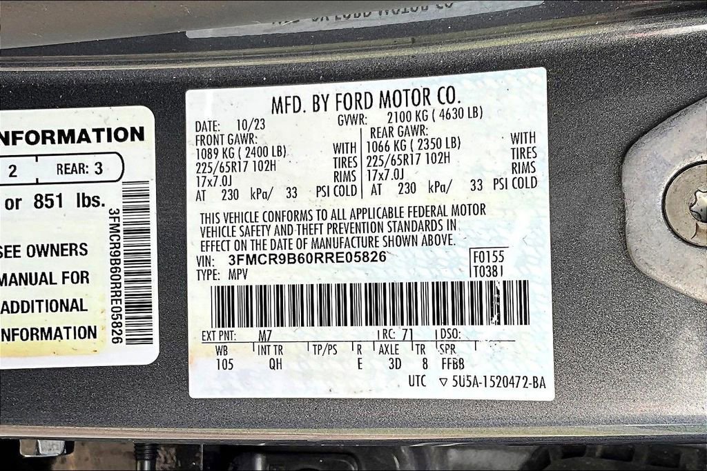 Used 2024 Ford Bronco Sport Big Bend w/ Convenience Package image 36