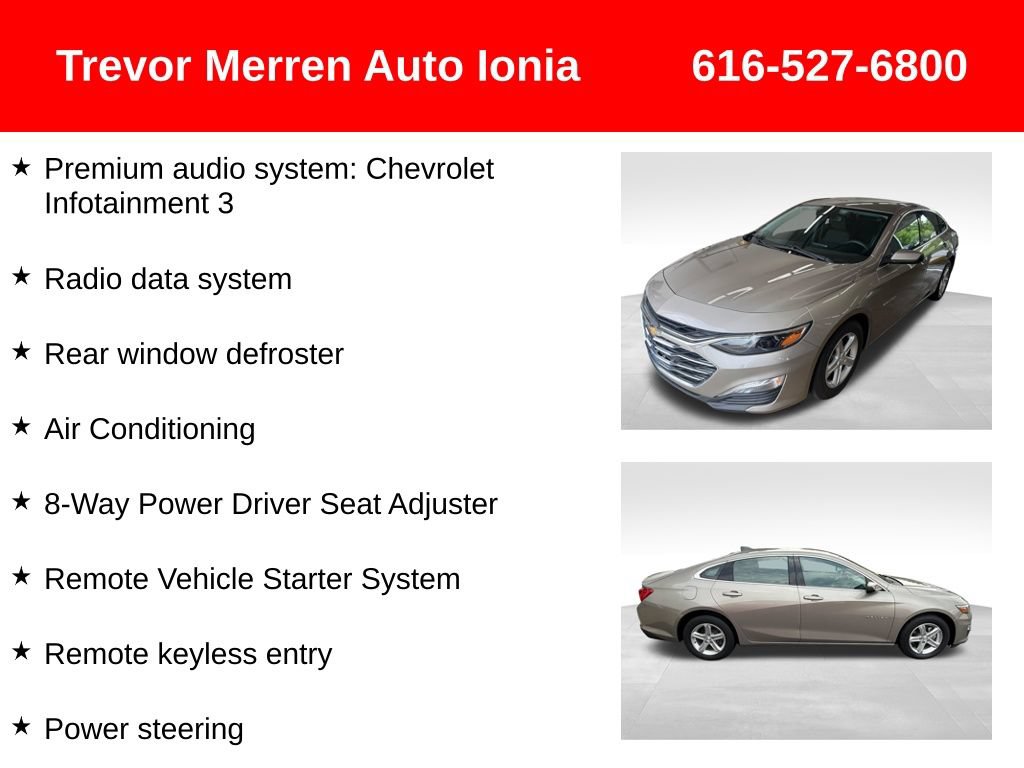 Used 2022 Chevrolet Malibu LS w/ Driver Confidence Package II FWD image 32