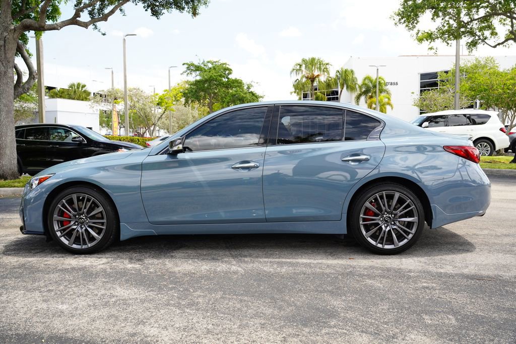 Used 2023 INFINITI Q50 Red Sport 400 w/ Carbon Fiber Package image 8