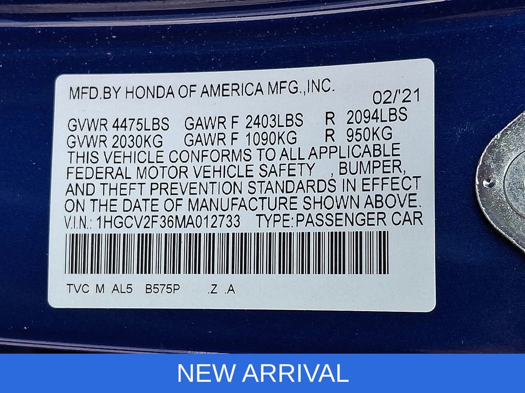 Used 2021 Honda Accord Sport image 27