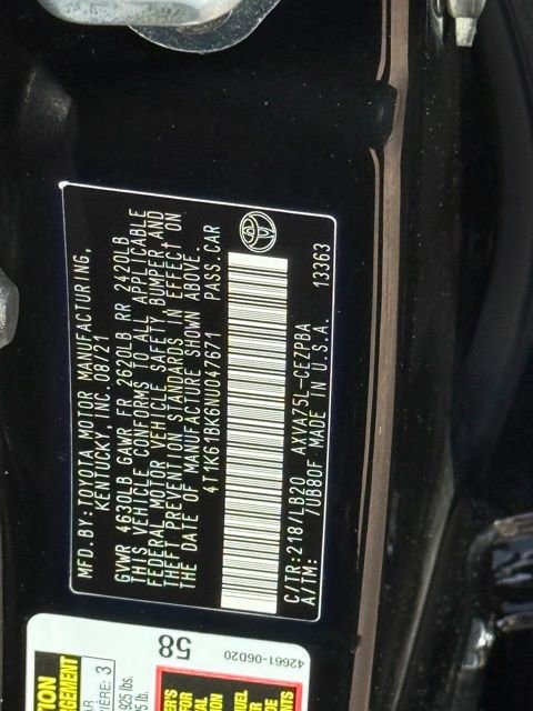 Used 2022 Toyota Camry XSE w/ Cold Weather Package image 32