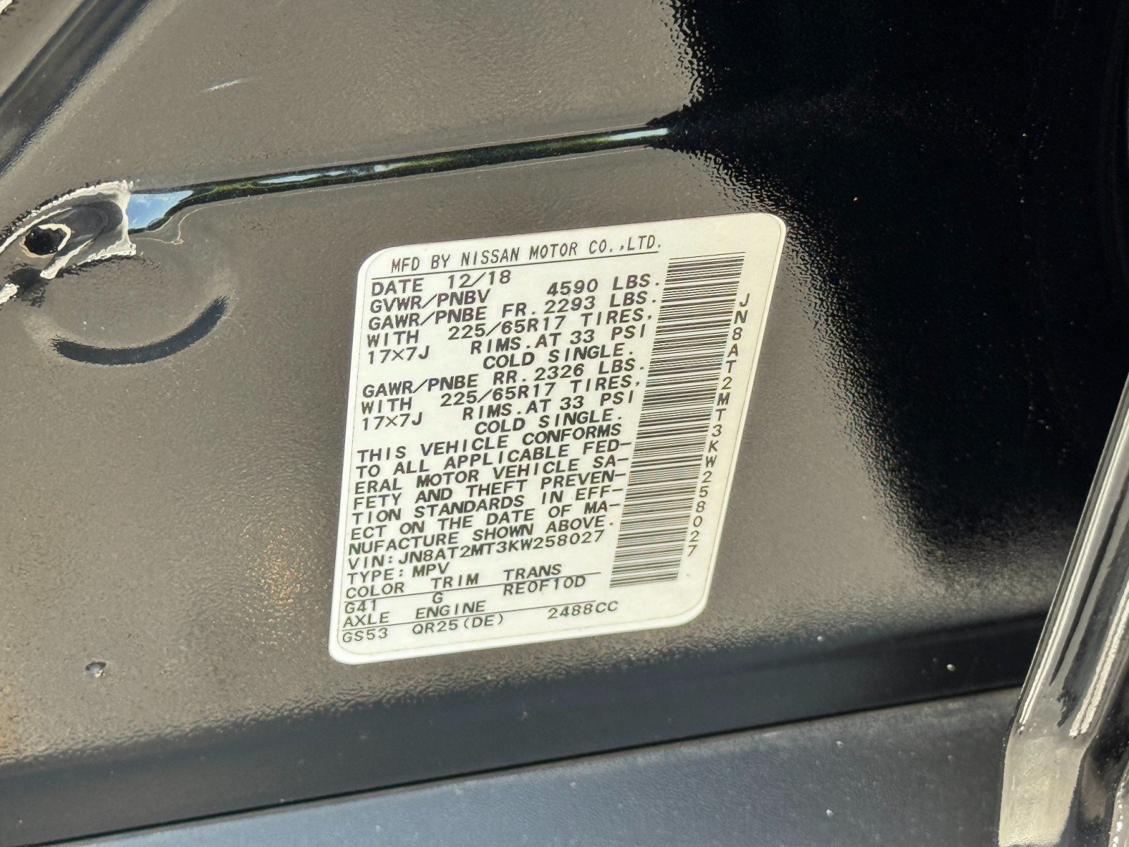 Used 2019 Nissan Rogue SV FWD image 38
