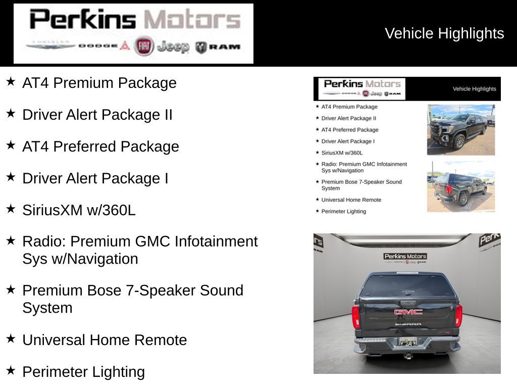 Used 2021 GMC Sierra 1500 AT4 w/ AT4 Premium Package AWD/4WD image 17