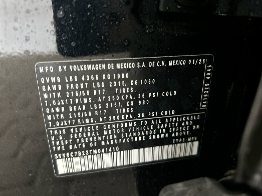 New 2026 Volkswagen Taos S FWD image 34