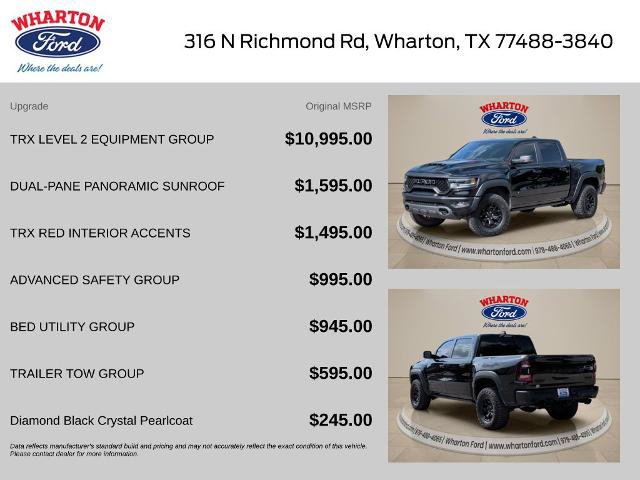 Used 2024 RAM 1500 TRX w/ TRX Level 2 Equipment Group AWD/4WD image 2