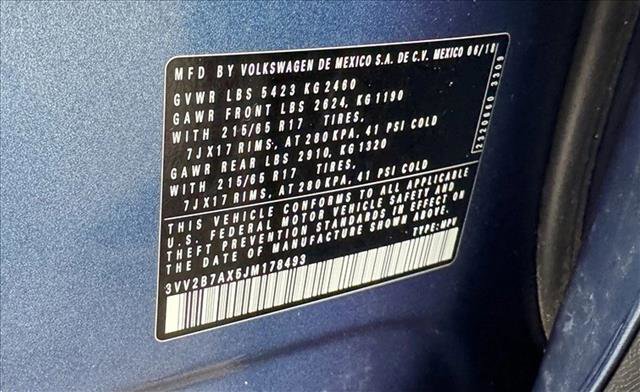 Used 2018 Volkswagen Tiguan SE image 22