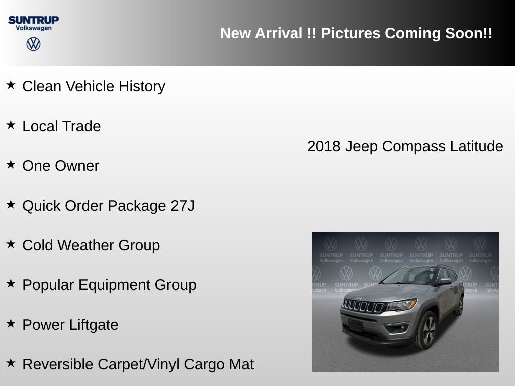 Used 2018 Jeep Compass Latitude w/ Popular Equipment Group image 6