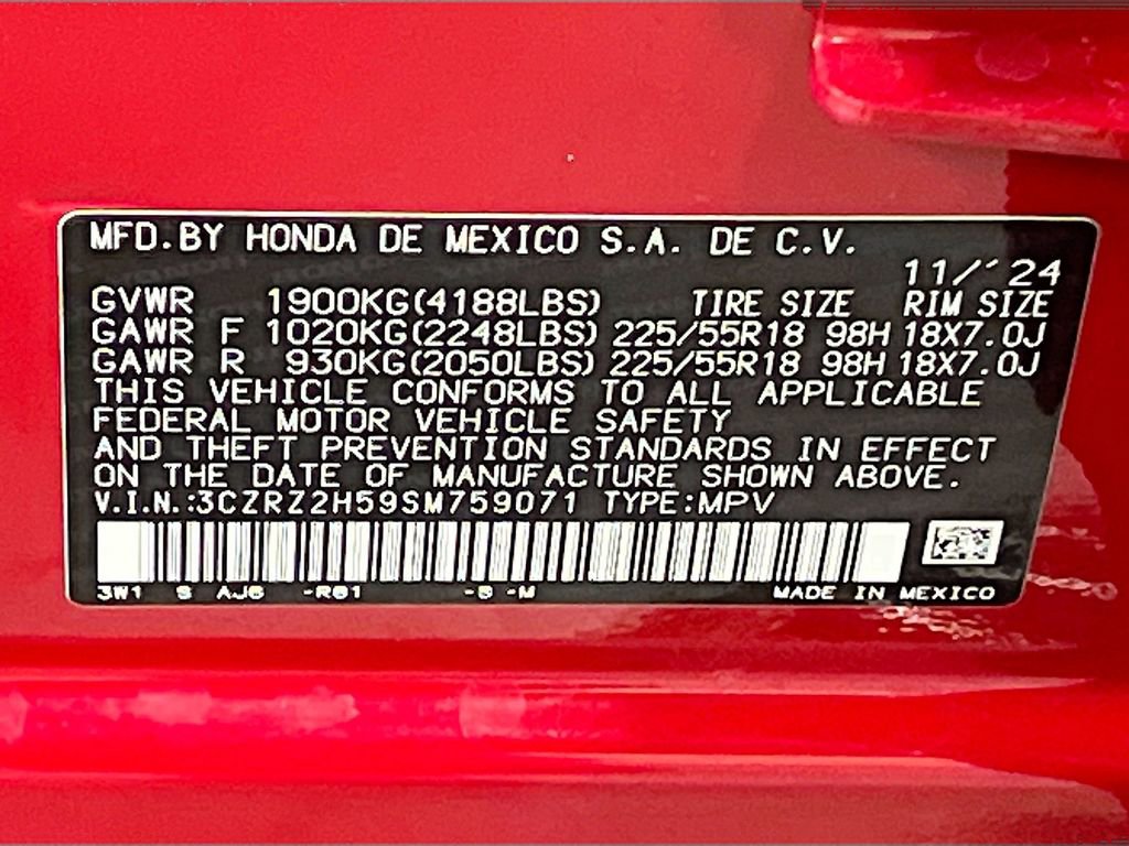 Used 2025 Honda HR-V Sport image 30
