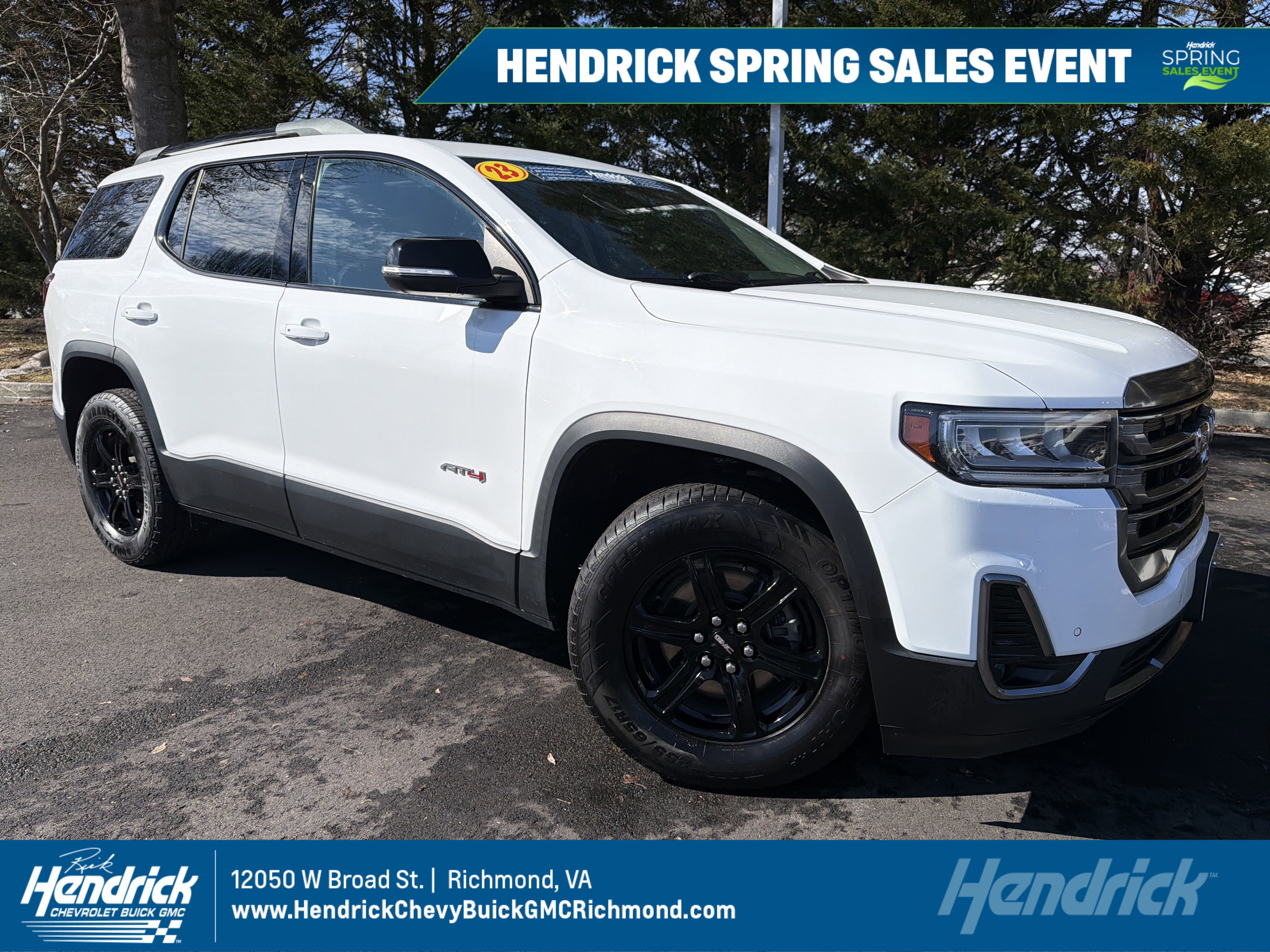 Used 2023 GMC Acadia AT4 w/ Technology Package
