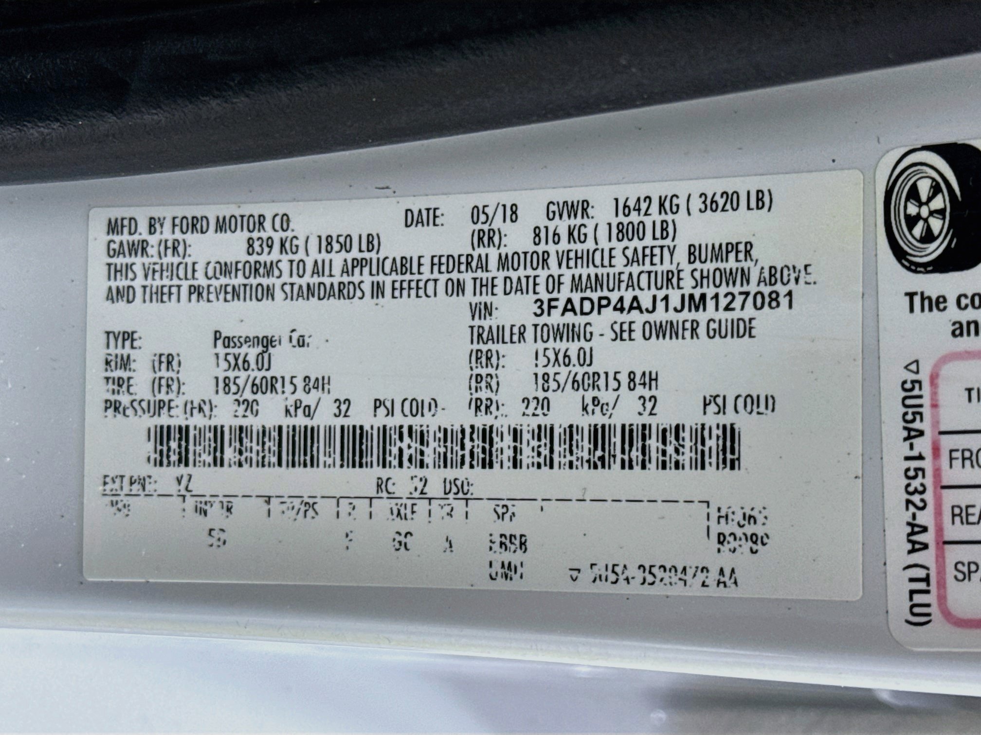 Used 2018 Ford Fiesta S FWD image 40