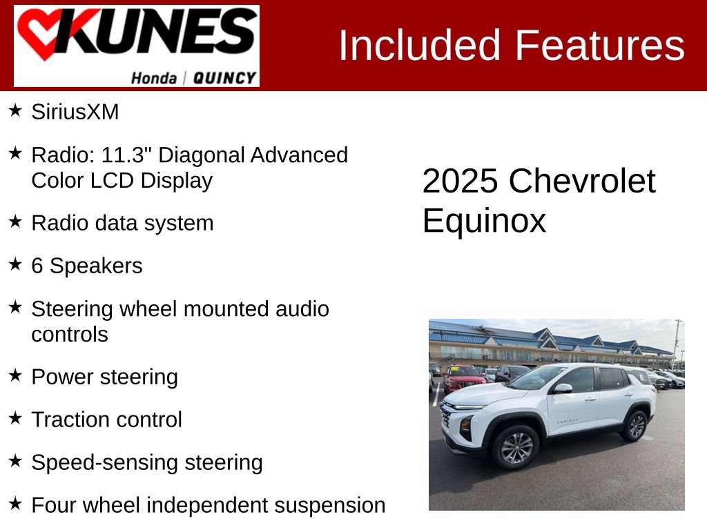 Used 2025 Chevrolet Equinox LT AWD/4WD image 2