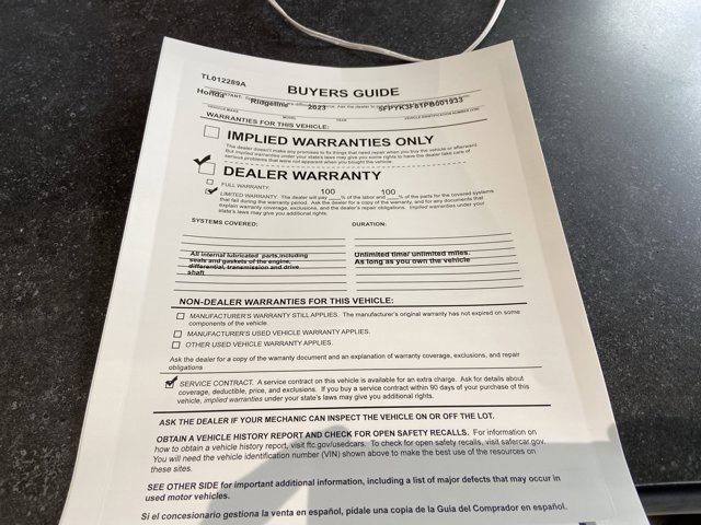 Used 2023 Honda Ridgeline Black Edition image 5