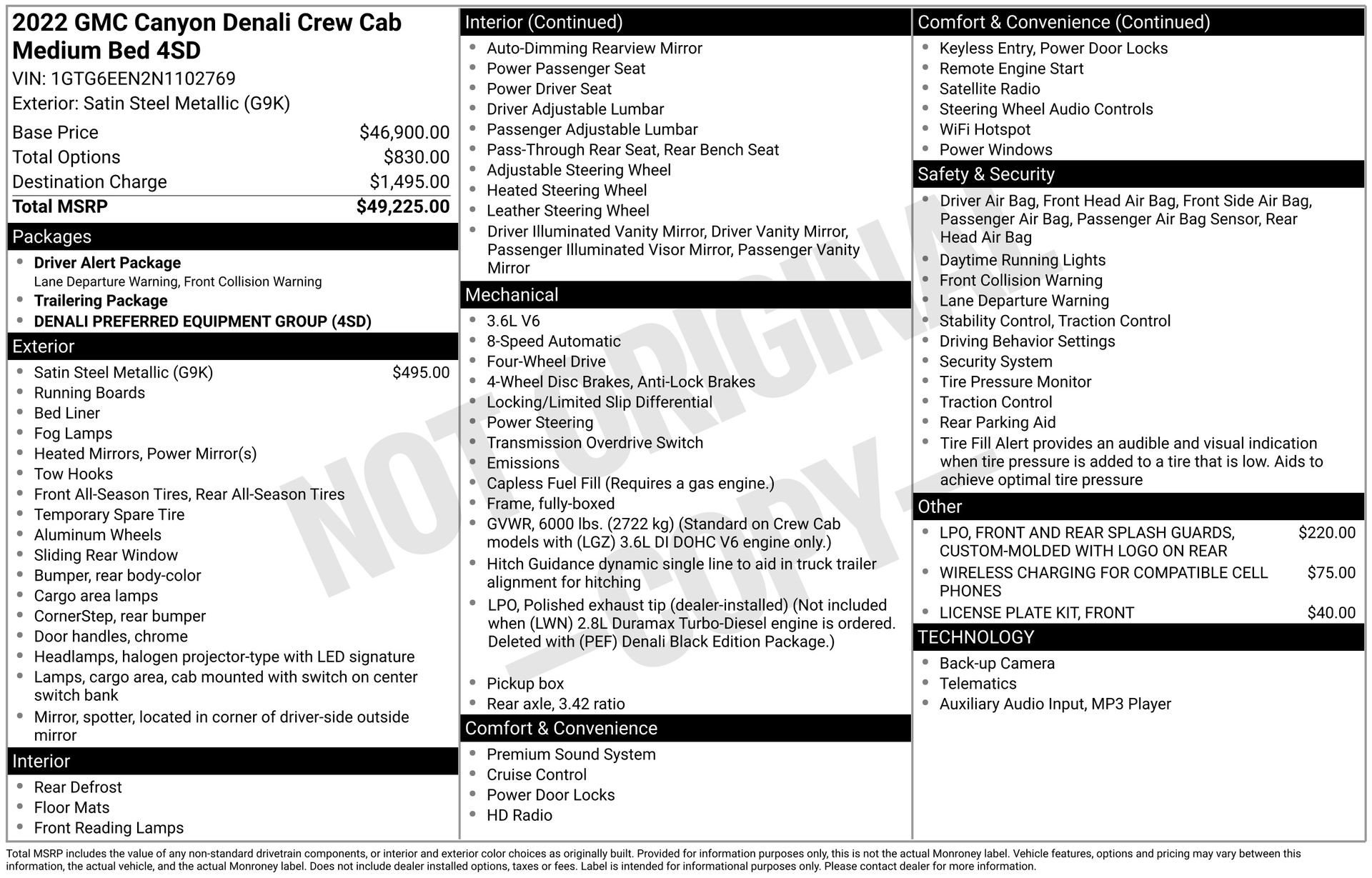 Certified 2022 GMC Canyon Denali AWD/4WD image 4