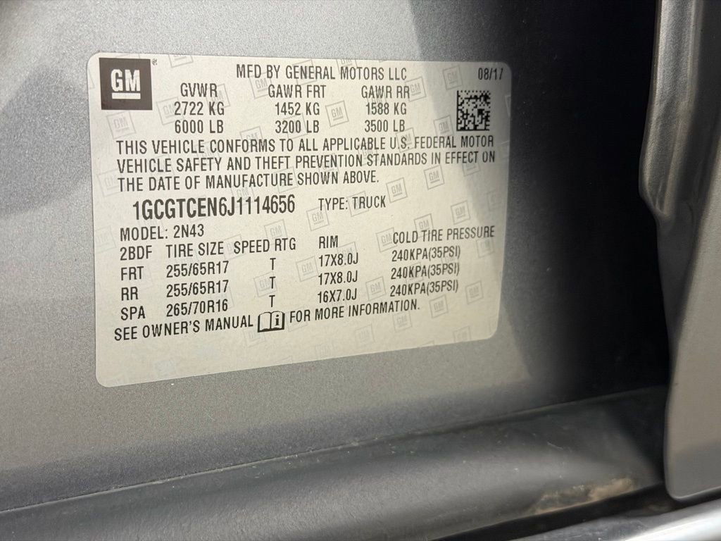 Certified 2018 Chevrolet Colorado LT w/ LT Convenience Package image 29