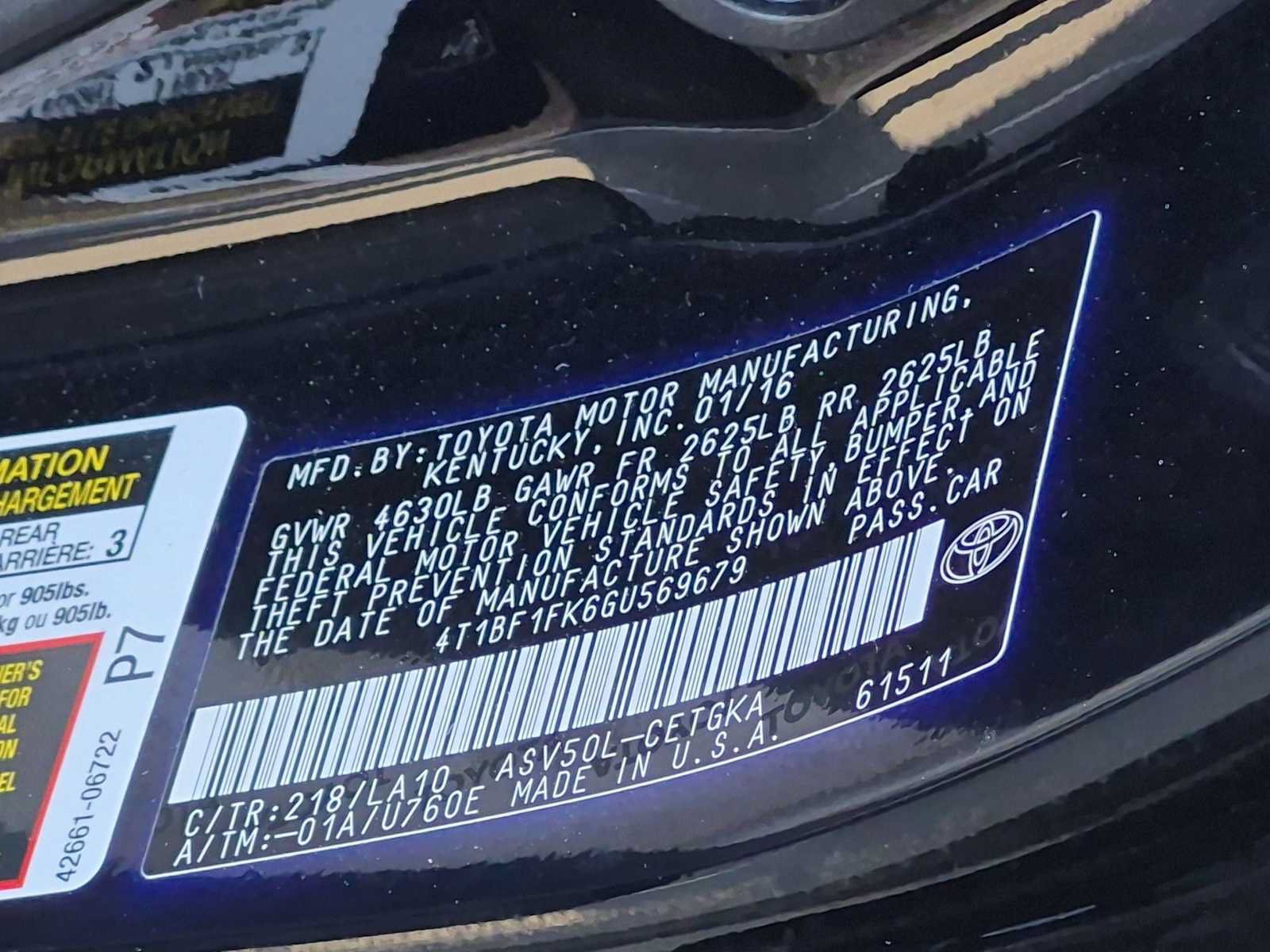 Used 2016 Toyota Camry XLE FWD image 32