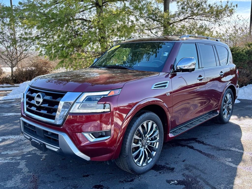 Used 2022 Nissan Armada Platinum w/ Captain's Chairs Package image 3
