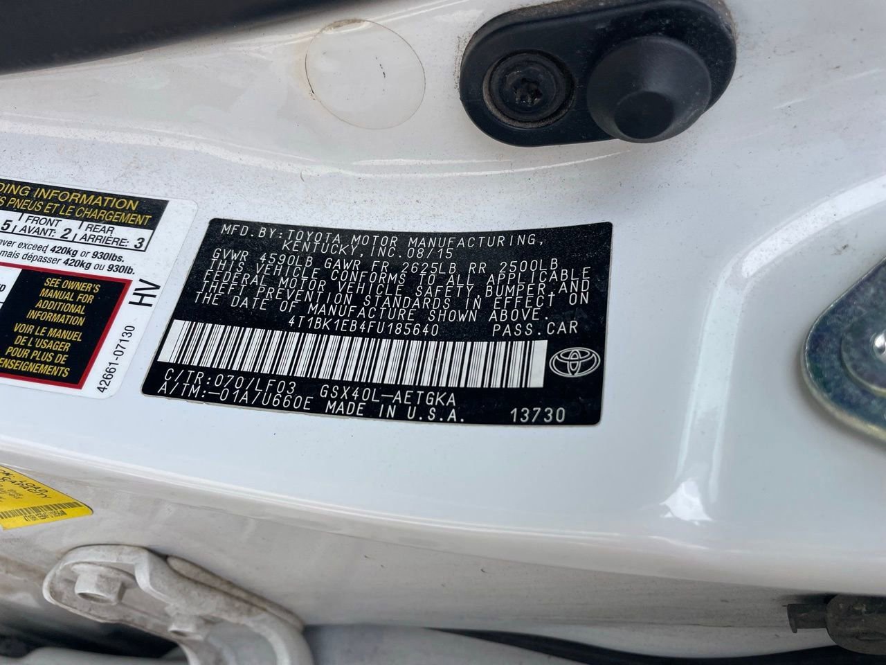 Used 2015 Toyota Avalon XLE Premium image 16