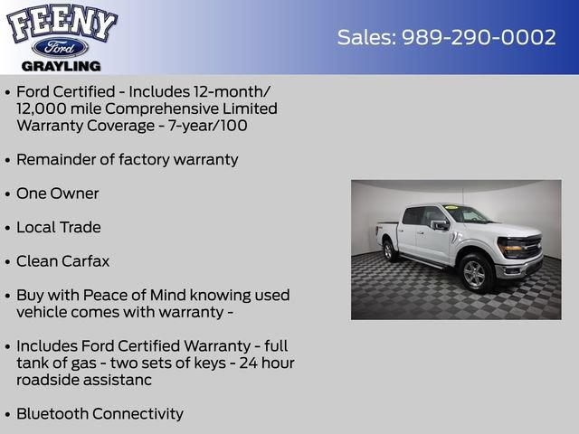 Certified 2024 Ford F150 XLT w/ Equipment Group 302A MID AWD/4WD video 4