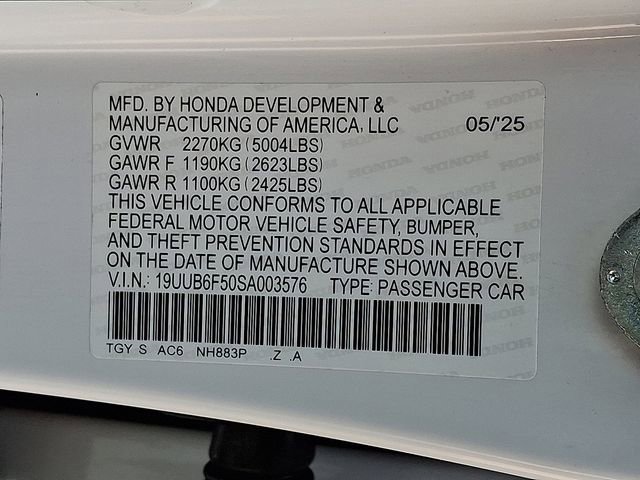 Certified 2025 Acura TLX SH-AWD w/ A-SPEC Pkg image 29