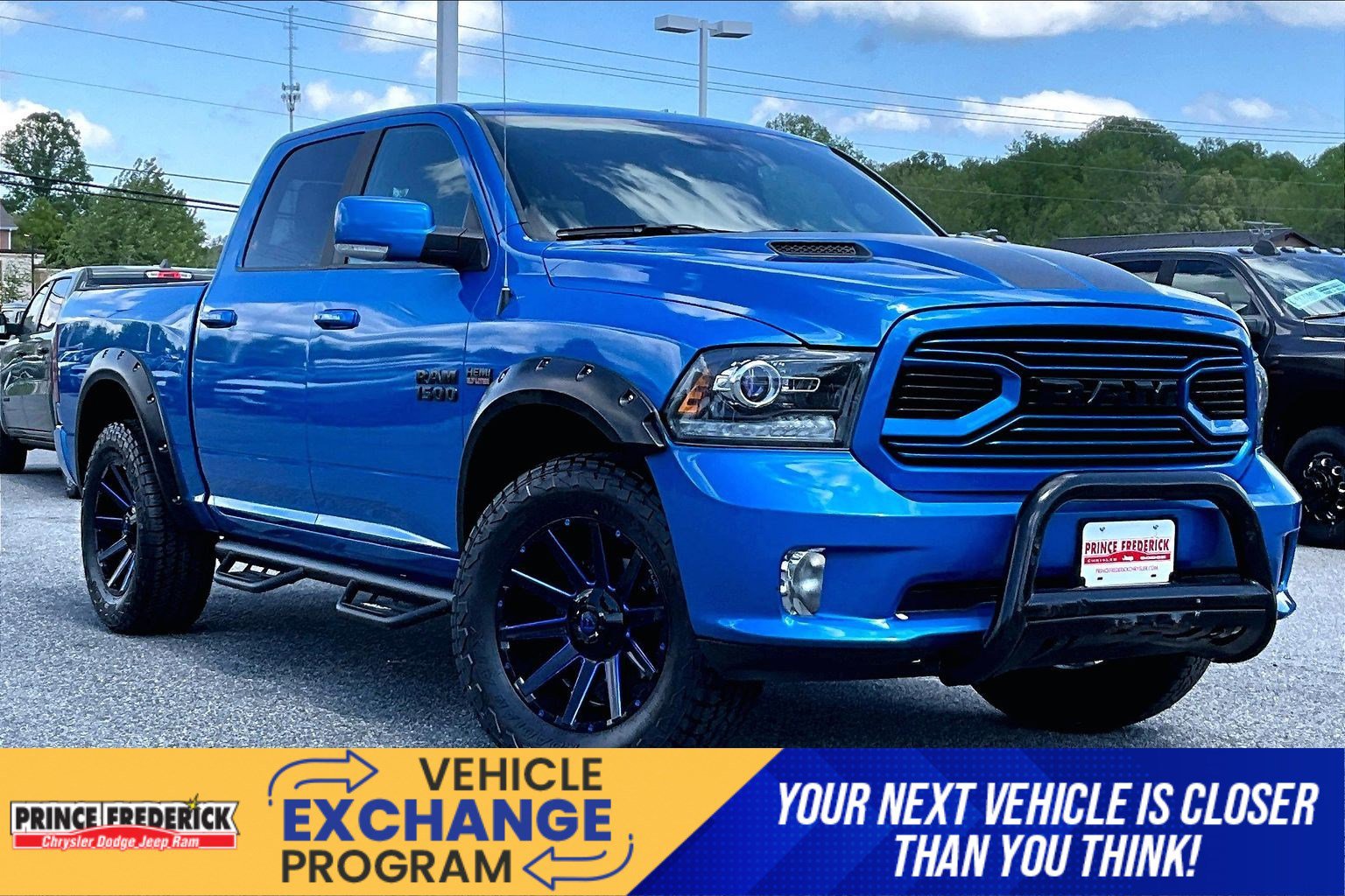 Used 2018 RAM 1500 Sport w/ Hydro Blue Sport Package image 1