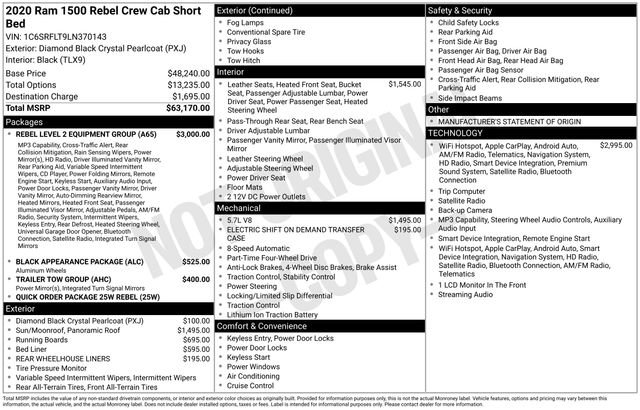Used 2020 RAM 1500 Rebel w/ Rebel Level 2 Equipment Group AWD/4WD image 5