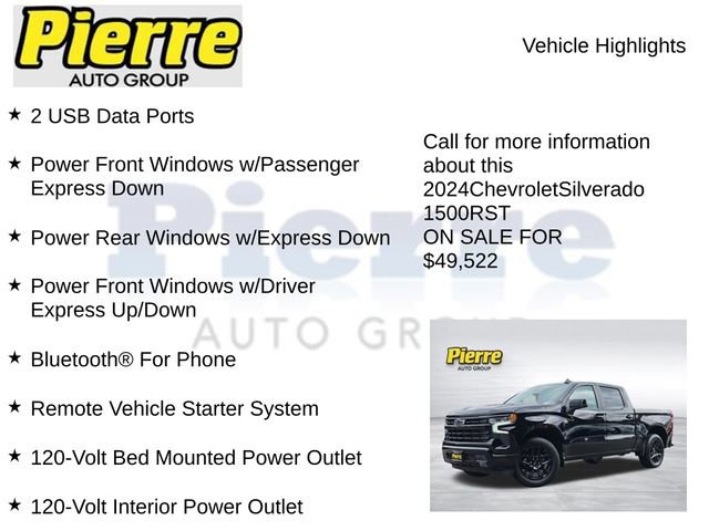 Used 2024 Chevrolet Silverado 1500 RST w/ Convenience Package II AWD/4WD image 7