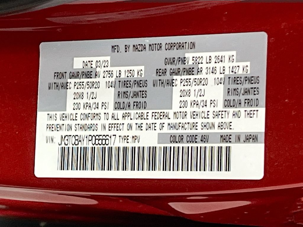 Used 2023 MAZDA CX-9 Touring Plus AWD/4WD image 34