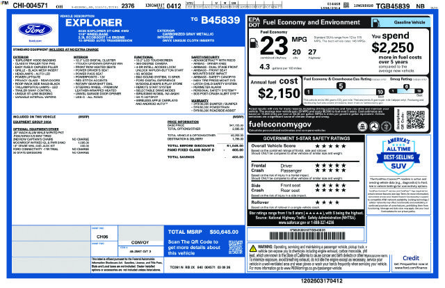 New 2026 Ford Explorer ST-Line AWD/4WD image 34