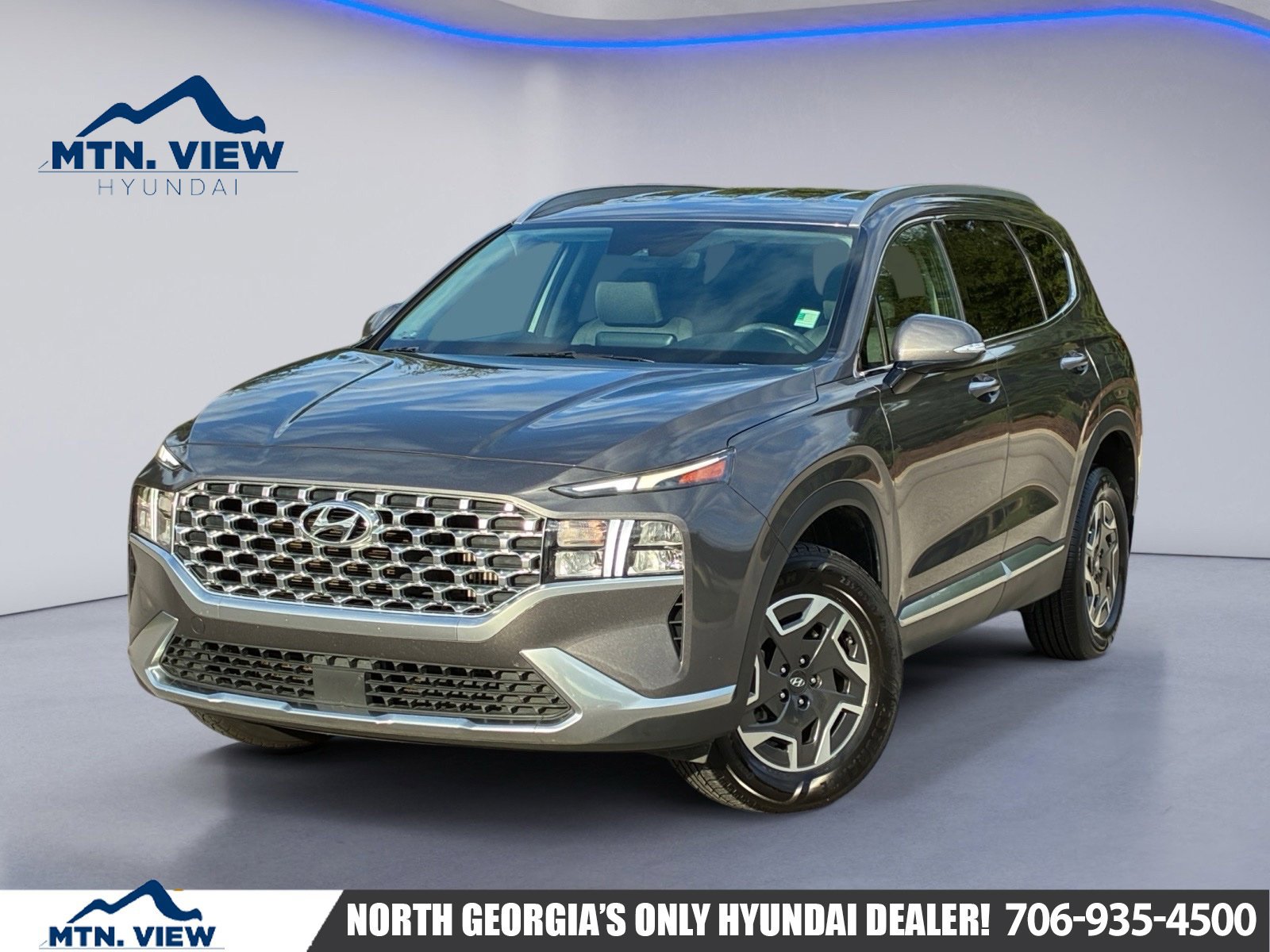 Used 2022 Hyundai Santa Fe Blue AWD/4WD image 1