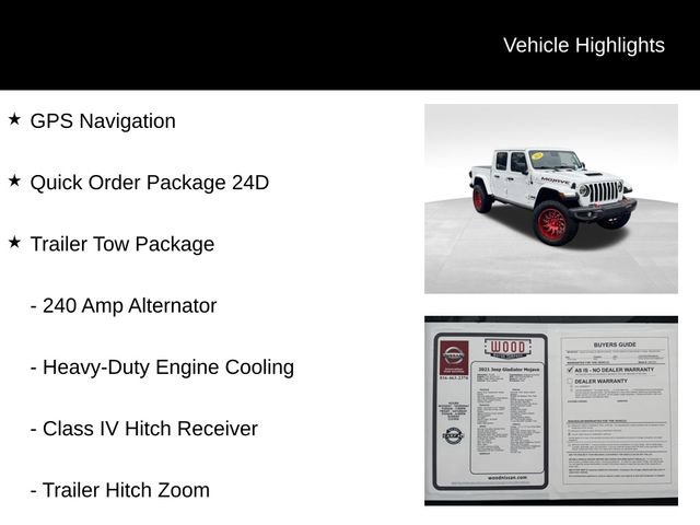 Used 2021 Jeep Gladiator Mojave image 6