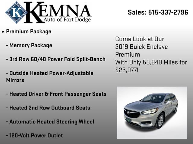 Used 2019 Buick Enclave Premium w/ Experience Buick Package image 13