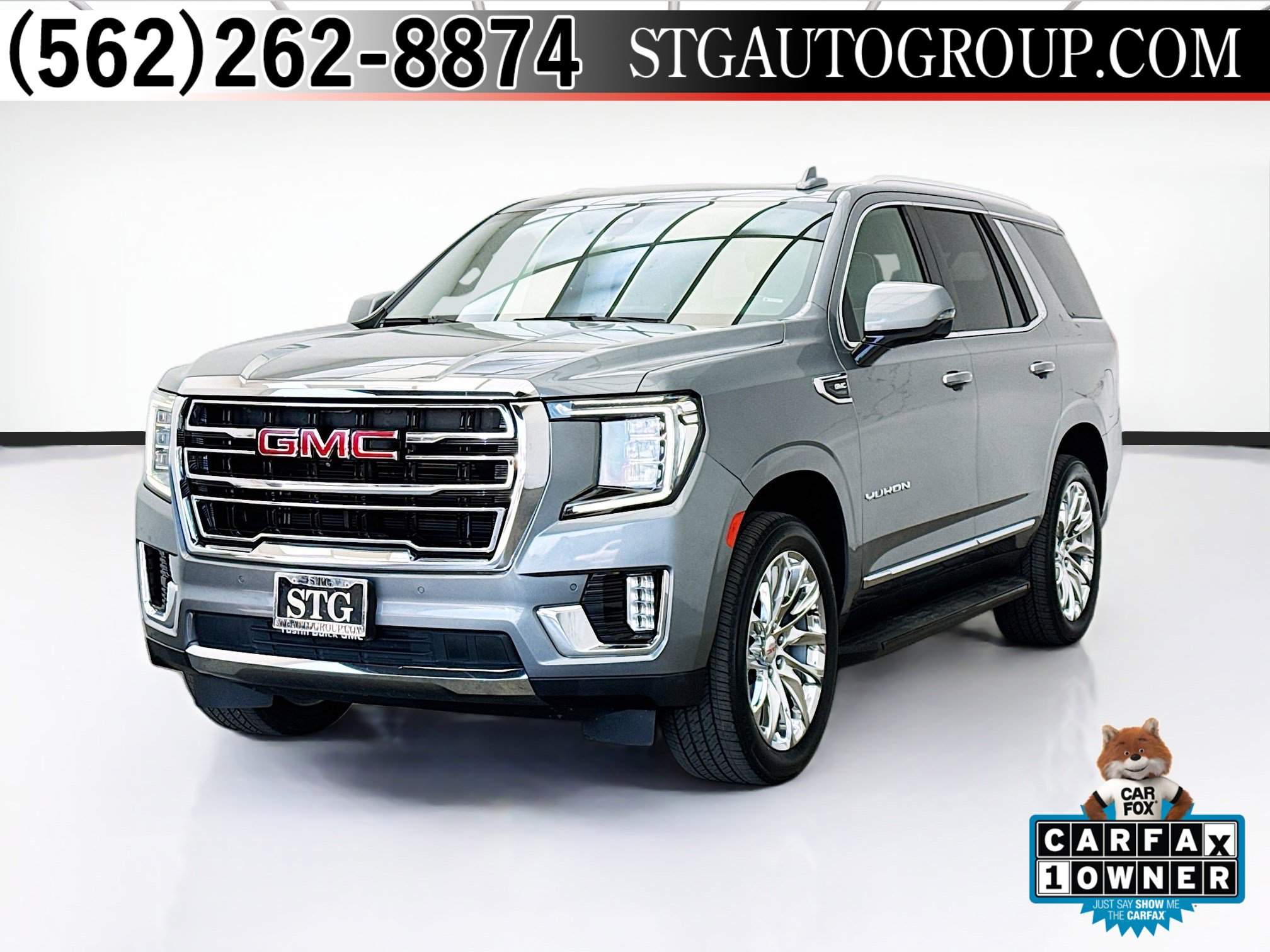 Used 2021 GMC Yukon SLT w/ SLT Luxury Plus Package RWD image 1