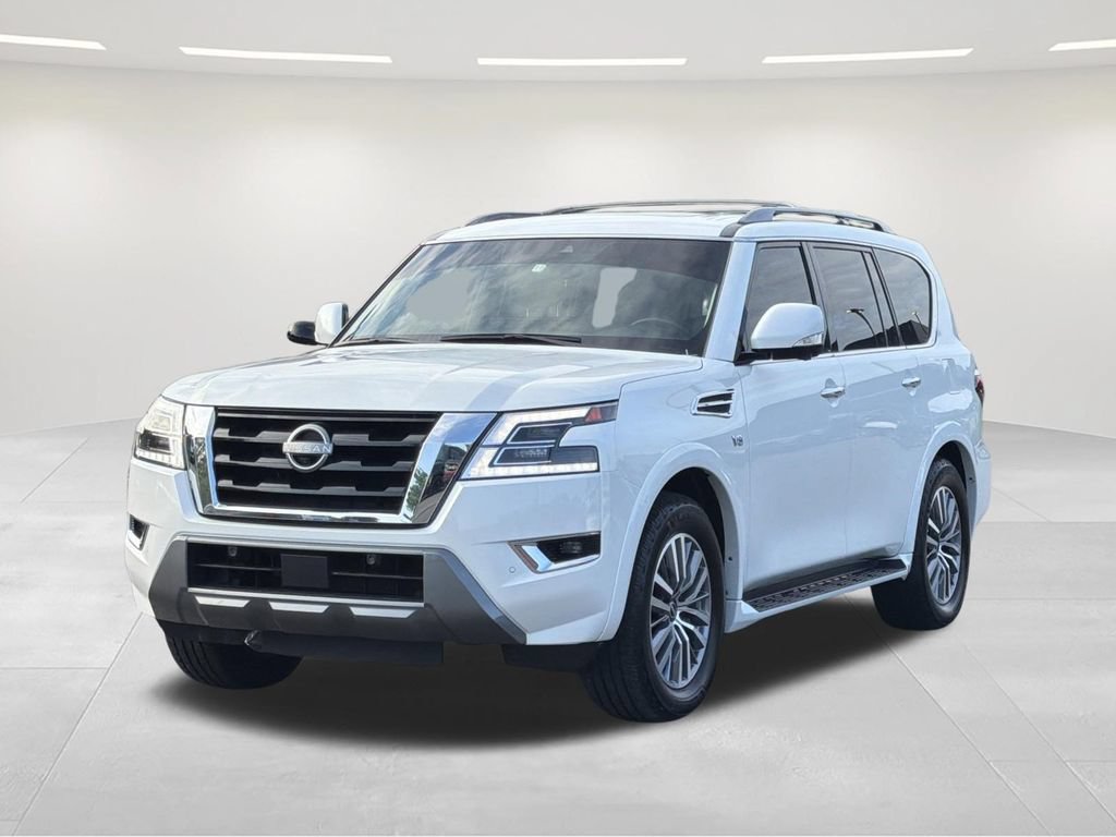 Used 2021 Nissan Armada SL w/ Captain's Chairs Package RWD image 1