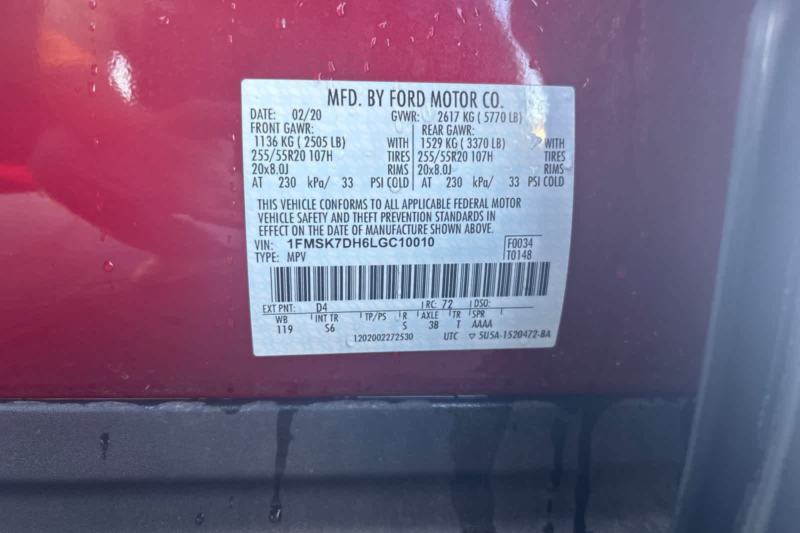 Used 2020 Ford Explorer XLT w/ Equipment Group 202A RWD image 29