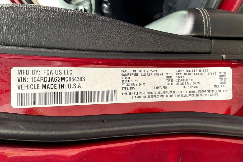 Used 2021 Dodge Durango SXT image 36