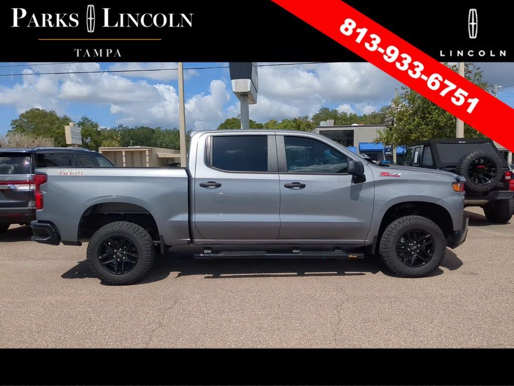 Used 2021 Chevrolet Silverado 1500 Custom Trail Boss w/ LPO, Dark Essentials Package AWD/4WD image 3